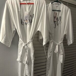 Elegant White Women's Robe